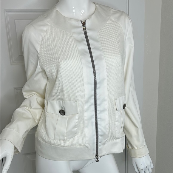 Paul & Shark White Bomber Jacket Sporty Design - Picture 3 of 13